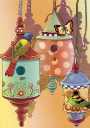 Sunset Birdhouse | Obraz na stenu