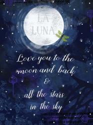 Love you to the Moon | Obraz na stenu