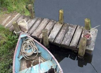 Docked Boat | Obraz na stenu