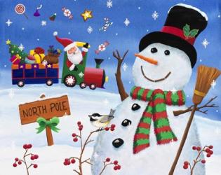 Noth Pole Snowman | Obraz na stenu