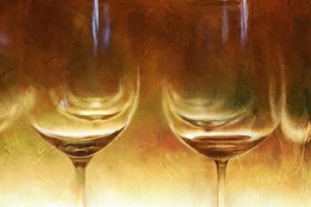 Amber Wine Glasses | Obraz na stenu