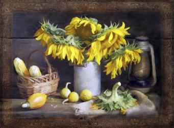 Sunflowers Autumn Harvest Still Life | Obraz na stenu