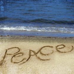 Peace In The Sand | Obraz na stenu