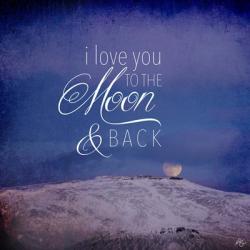 I Love you to the Moon | Obraz na stenu