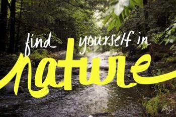 Find Yourself In Nature | Obraz na stenu