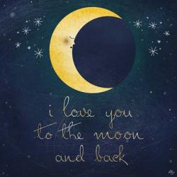 I Love You To The Moon 1 | Obraz na stenu