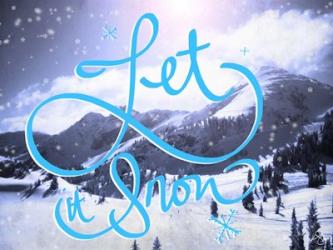 Let It Snow | Obraz na stenu