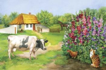 In A Country Yard | Obraz na stenu