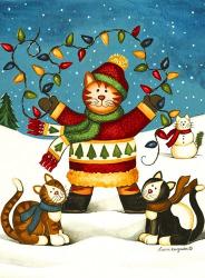 Christmas Cats | Obraz na stenu