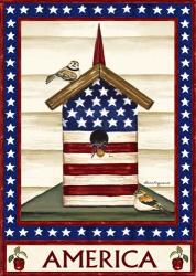 Americana Birdhouse | Obraz na stenu