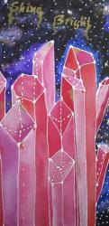 Shine Bright Strawberry Quartz | Obraz na stenu