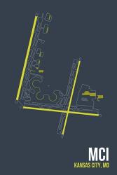 MCI Airport Layout | Obraz na stenu