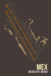 MEX Airport Layout | Obraz na stenu