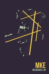 MKE Airport Layout | Obraz na stenu