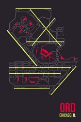 ORD Airport Layout | Obraz na stenu