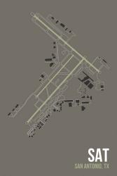 SAT Airport Layout | Obraz na stenu