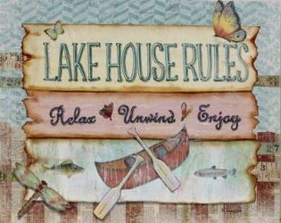 Lake House Rules | Obraz na stenu