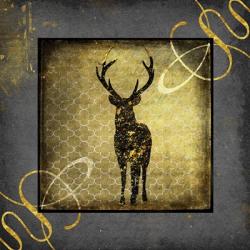 Black & Gold - Stag | Obraz na stenu