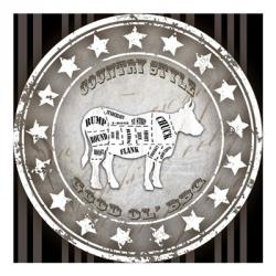 Good Ol' BBQ Square Cow | Obraz na stenu