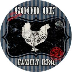 Good Ol' Family BBQ Round Chicken | Obraz na stenu