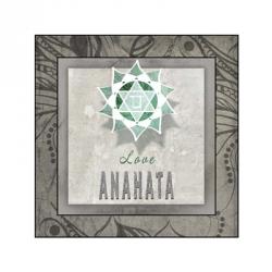 Chakras Yoga Tile Anahata V3 | Obraz na stenu