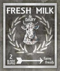 Farm Sign Fresh Milk 1 | Obraz na stenu