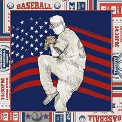 American Baseball Player 1 | Obraz na stenu