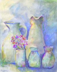 Homage To Morandi With Flowers | Obraz na stenu