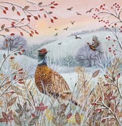 Frost and Pheasants | Obraz na stenu