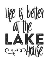 Lifes Better Lake | Obraz na stenu