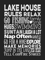 Lake House Rules | Obraz na stenu