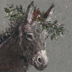 Mary Beth the Christmas Donkey | Obraz na stenu