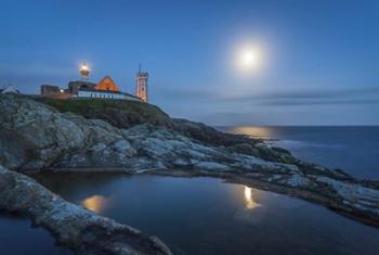 Lighthouse at Night | Obraz na stenu