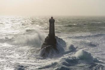 Phare De La Vieille Dans La Tempete | Obraz na stenu