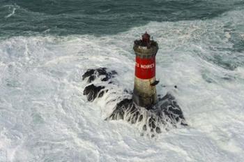 Phare Des Pierres Noires Dans La Tempete | Obraz na stenu