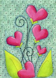 Heart Bouquet | Obraz na stenu