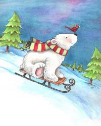 Polar Bear and Sled | Obraz na stenu