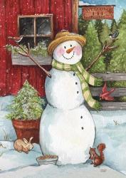 Snowman Tree Farm | Obraz na stenu