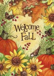 Welcome Fall Pumpkins And Leaves | Obraz na stenu