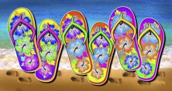 Tropical Flip Flops | Obraz na stenu