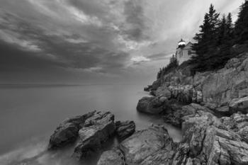 Bass Harbor Mood BW | Obraz na stenu