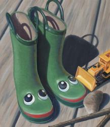 Apple Frog Boots | Obraz na stenu