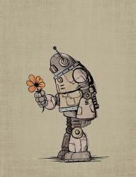 Robot Flower | Obraz na stenu