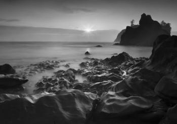 Sunset At Ruby Beach | Obraz na stenu