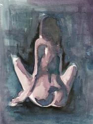 Watercolour Nude 3 | Obraz na stenu