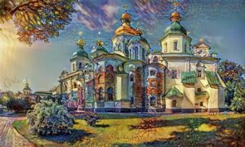 Kyiv Ukraine Saint Sophia Cathedral | Obraz na stenu
