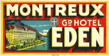 Montreux Grand Hotel, Eden | Obraz na stenu
