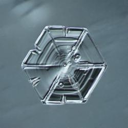 Hexagonal Plate Snowflake 002.2.14.2014 | Obraz na stenu