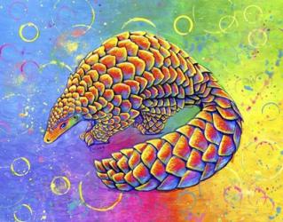 Psychedelic Pangolin | Obraz na stenu