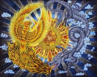 Phoenix and Dragon | Obraz na stenu